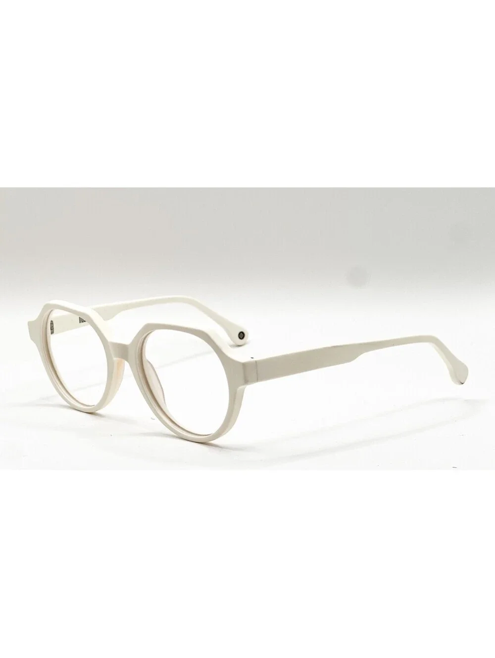 Muse 32-000080 White Geometric Authentic Eyeglass Frames 51-19-145
